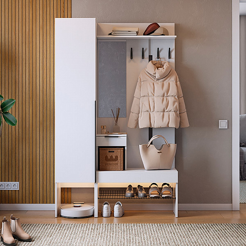 Прихожая Баско К3 белое дерево