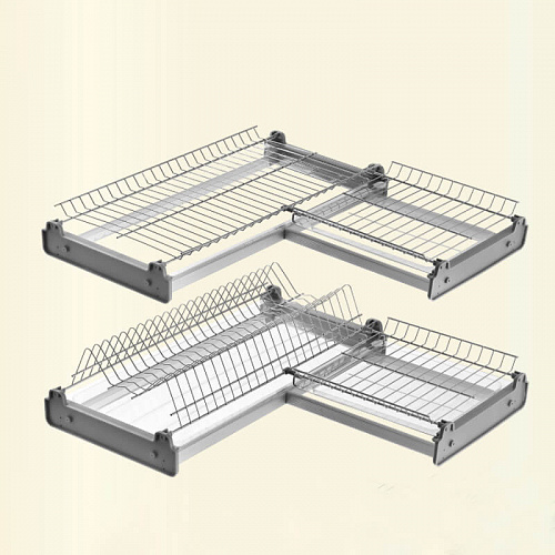Посудосушитель угловой (хром)