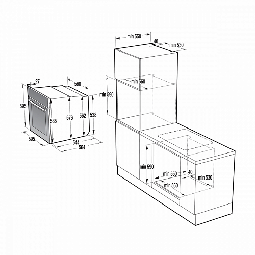 Духовой шкаф Gorenje BSA6138B