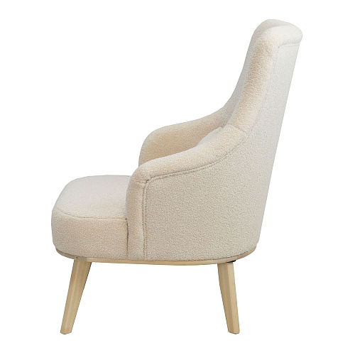 Кресло Комфорт-5 Высокая спинка BARNI CREAM/Бесцветный