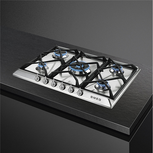 Встраиваемые газовые панели SMEG SR975XGH