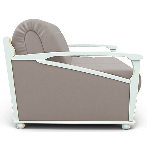 Диван Глория-Аккордеон (массив) CATANIA SMOKE/Снег