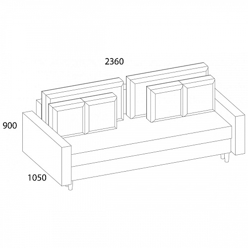 Диван-кровать FILIPP NEW MONTALE MOON