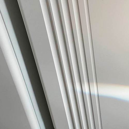 Шкаф двухдверный Ева 104.01 белое дерево/белый матовый