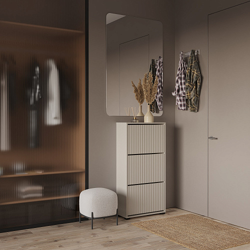 Тумба для обуви НК MOON 3 ящика Кашемир