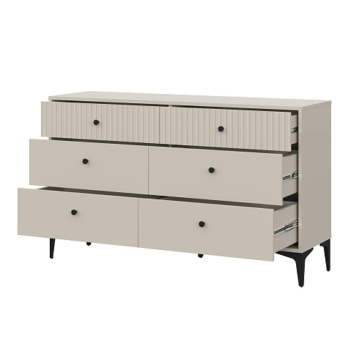 Комод НК MOON 6-ящиков КМ-3.1 Кашемир