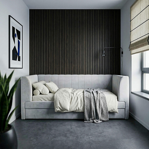 Кровать Мия Светло-серый