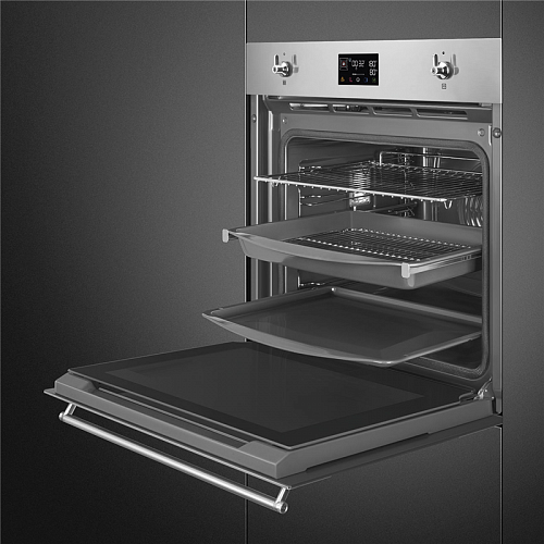 Встраиваемый духовой шкаф SMEG SOP6302S2PX