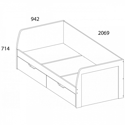 Набор детской мебели TAURUS Белый/Дуб вотан