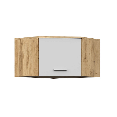 Антресоль угловая НК FUN Дуб вотан/Белый