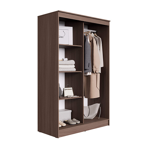 Шкаф-купе ЭЛЕГАНТ 7 Шимо темный/Шимо светлый