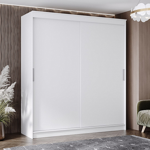 Шкаф-купе ГРАНД 1 2,0 Белый гладкий/Белый гладкий ЛДСП