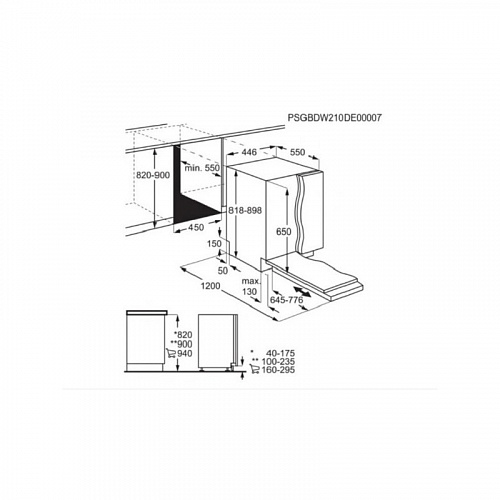 Встраиваемые посудомоечные машины ELECTROLUX EEM63310L