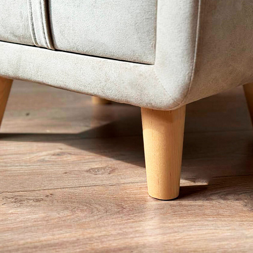 Тумба прикроватная Софи 3 песок алькантара (велюр)