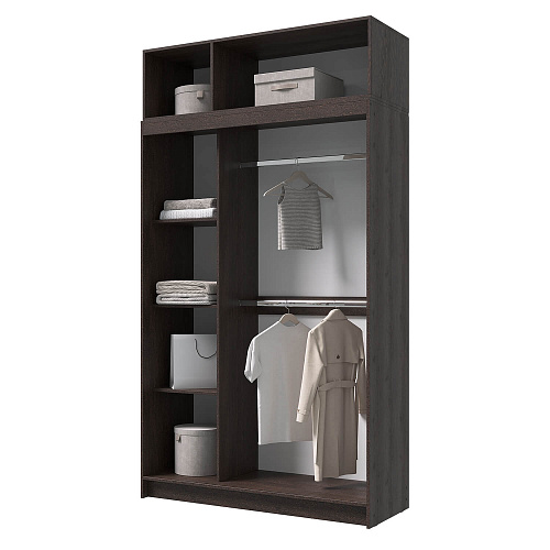 Шкаф-купе БРУНО 2 с антресолью Венге/Лоредо