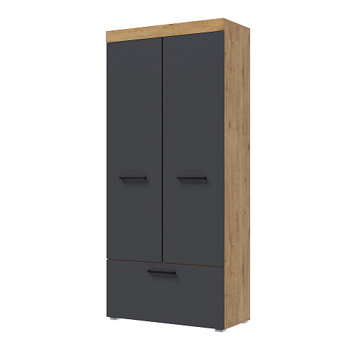 Шкаф Бастон Дуб Вотан/Графит