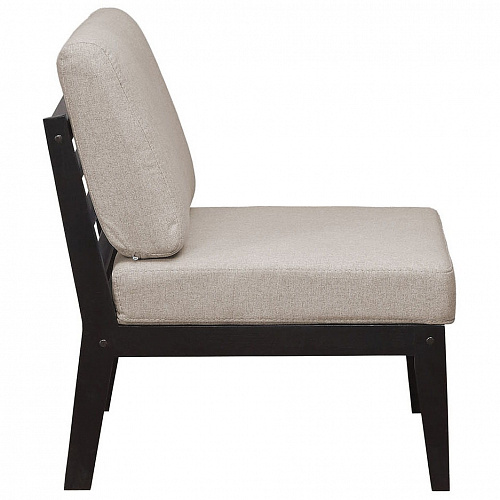 Кресло массив мягкое UNO LATTE/Венге