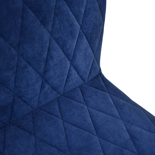 Стул Лацио Релакс черный муар/Катания Дарк Блю