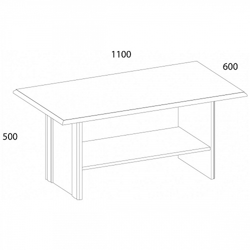 Стол журнальный TIFFANY Белый