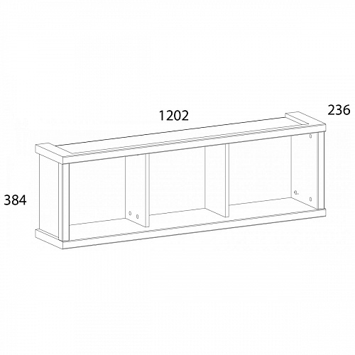 Набор детской мебели JAZZ №1 Каштан найроби/Оникс