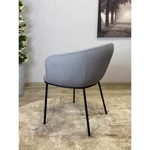 Стул Kenner 313SD черный/серый E86