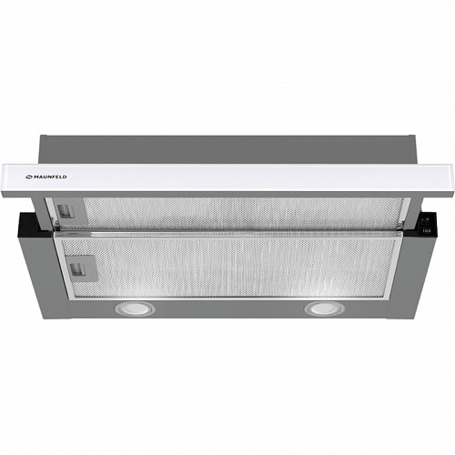 Встраиваемая вытяжка Maunfeld VSF 60 Grey Glass White