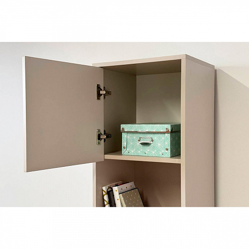 Стеллаж Доминика кашемир/дуб крафт золотой