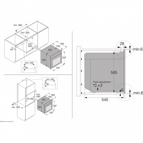 Встраиваемый духовой шкаф ASKO OCM66SSH