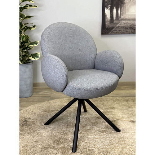 Стул Kenner 312SD черный/серый E86