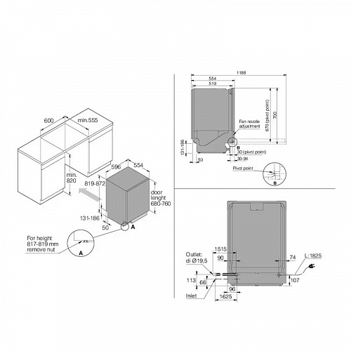 Встраиваемая посудомоечная машина ASKO DFI545V