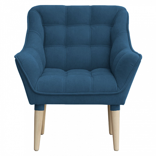 Кресло отдыха Комфорт-8 ULTRA DENIM/Бесцветный (Лак)