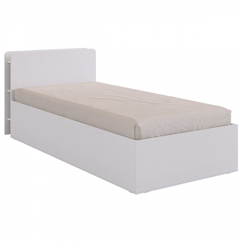 Кровать односпальная Юниор 90х200 белое дерево