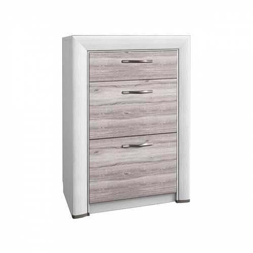 Комод 3S/56 OLIVIA Вудлайн крем/дуб анкона