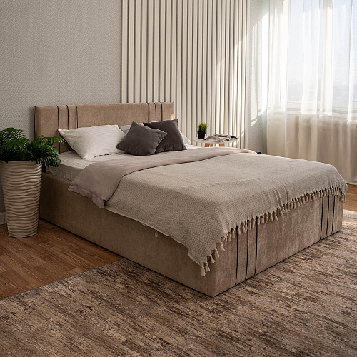 Кровать с подъемным механизмом Леванте 1,8 Бежевый