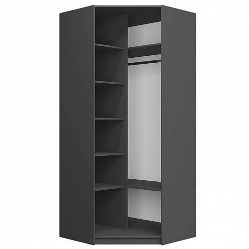 Шкаф угловой Локер Серый Диамант