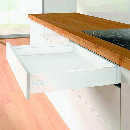 Комплект ящика InnoTech Atira 70х350 белый, полн. выдв., Silent System, Art. 9230046, Hettich