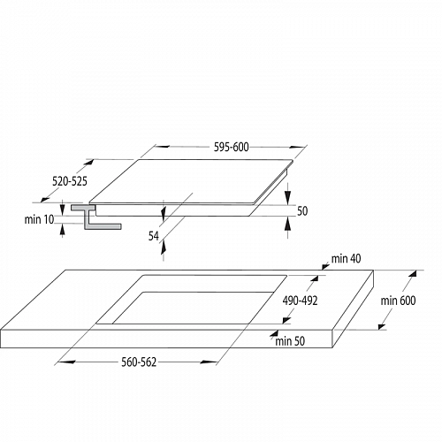 Варочная панель Gorenje GI6433BCWF