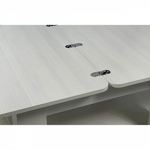 Стол-трансформер Адам 1  белый рамух