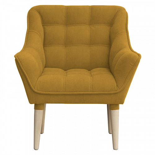 Кресло отдыха Комфорт-8 ULTRA MUSTARD/Бесцветный (Лак)