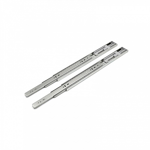 Направляющие для ящиков шариковые полного выдвижения 45х300мм, цинк, LID