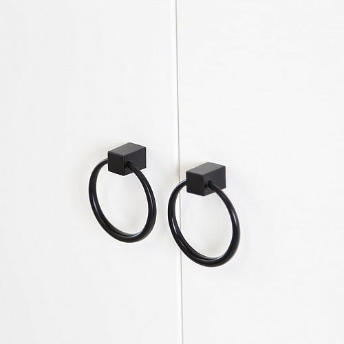 Шкаф двухдверный Ева 102.01 белое дерево/белый матовый