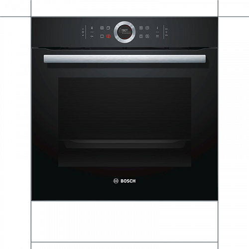 Встраиваемая электрическая духовка BOSCH HBG675BB1