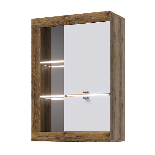 Гостиная ПРАГА №5 Дуб делано/Белый гладкий