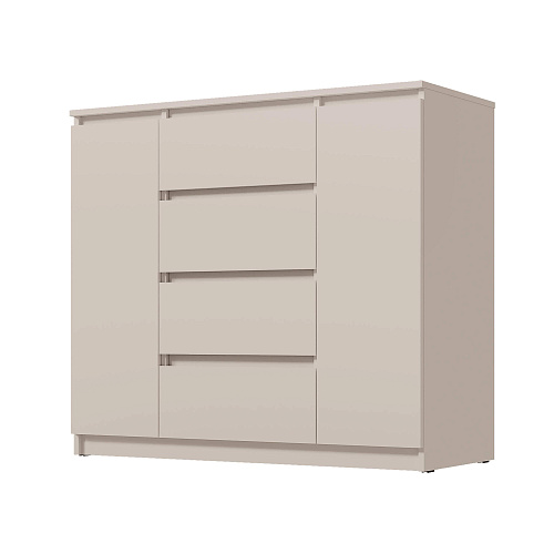 Комод ВЕГА Люкс 2Д-4Я Сатин