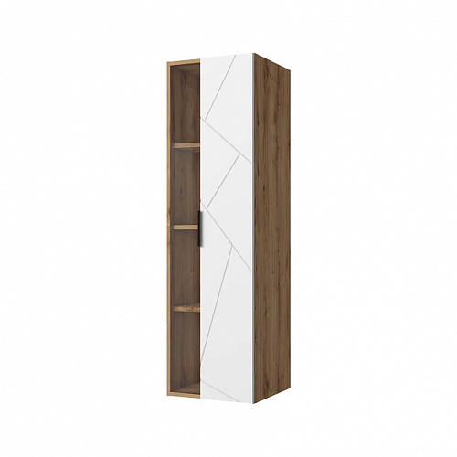 Шкаф навесной KAYLAS 1V-P  Дуб наварра/Эко джелато