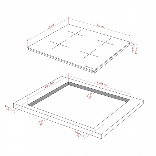 Варочная поверхность Kuppersberg ICI 609