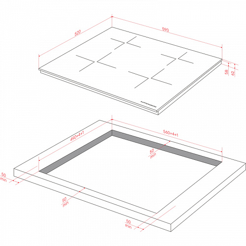 Варочная поверхность Kuppersberg ICI 625