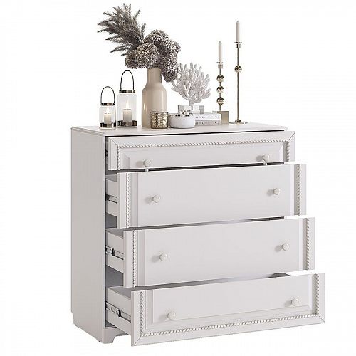 Комод Белла белый/джелато софт