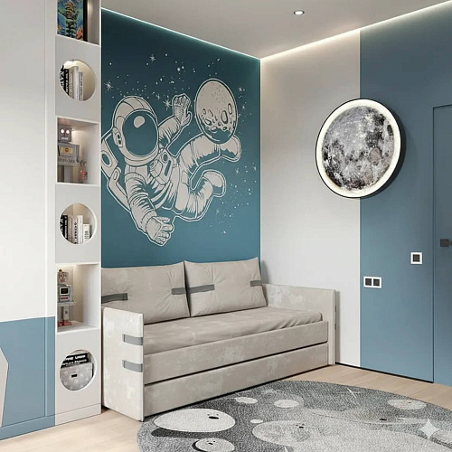 Кровать мягкая Тури Латте