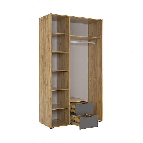 Спальный гарнитур Адам К2 дуб крафт золотой/графит